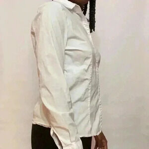 Plain white button up White shirt